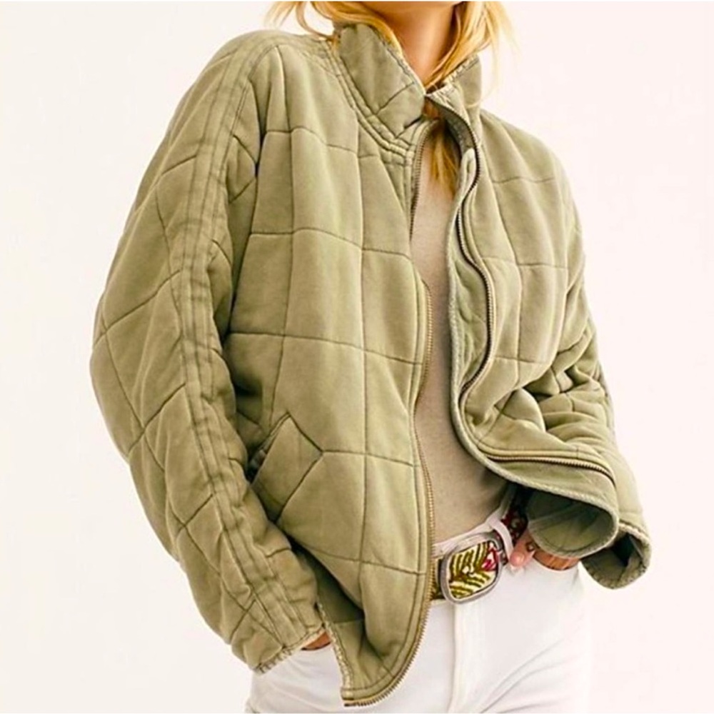 Free People Green Dolman Jacket